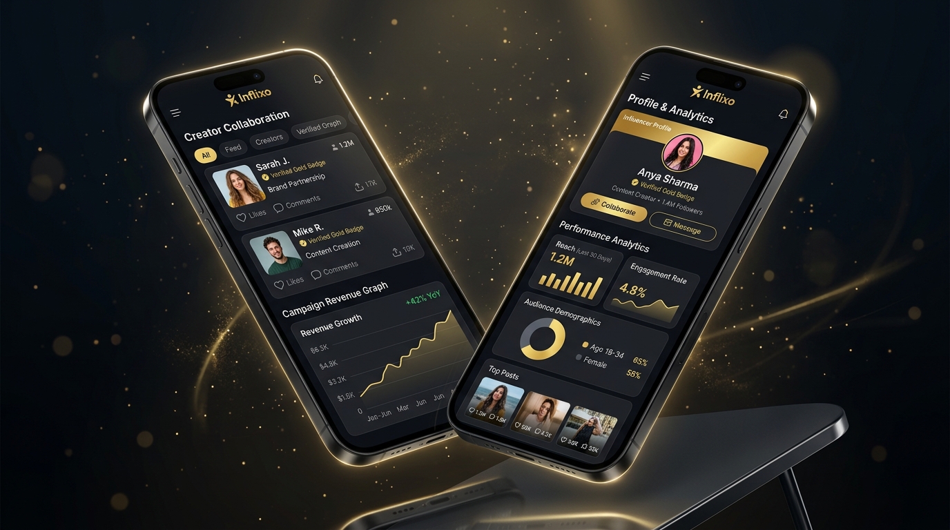 Inflixo Mobile App Interface